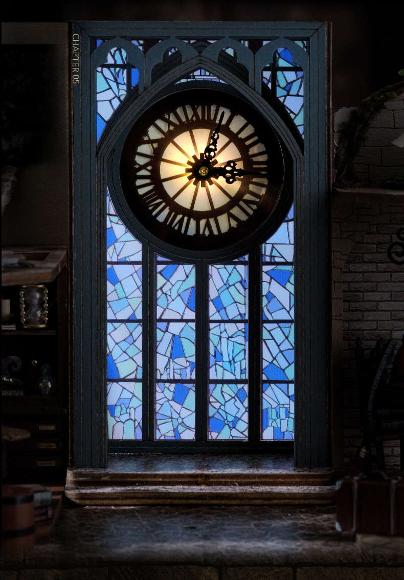 Building Toy Architectural Model Toy Set Style Lv 003 Magic House  Add   Dust Cover