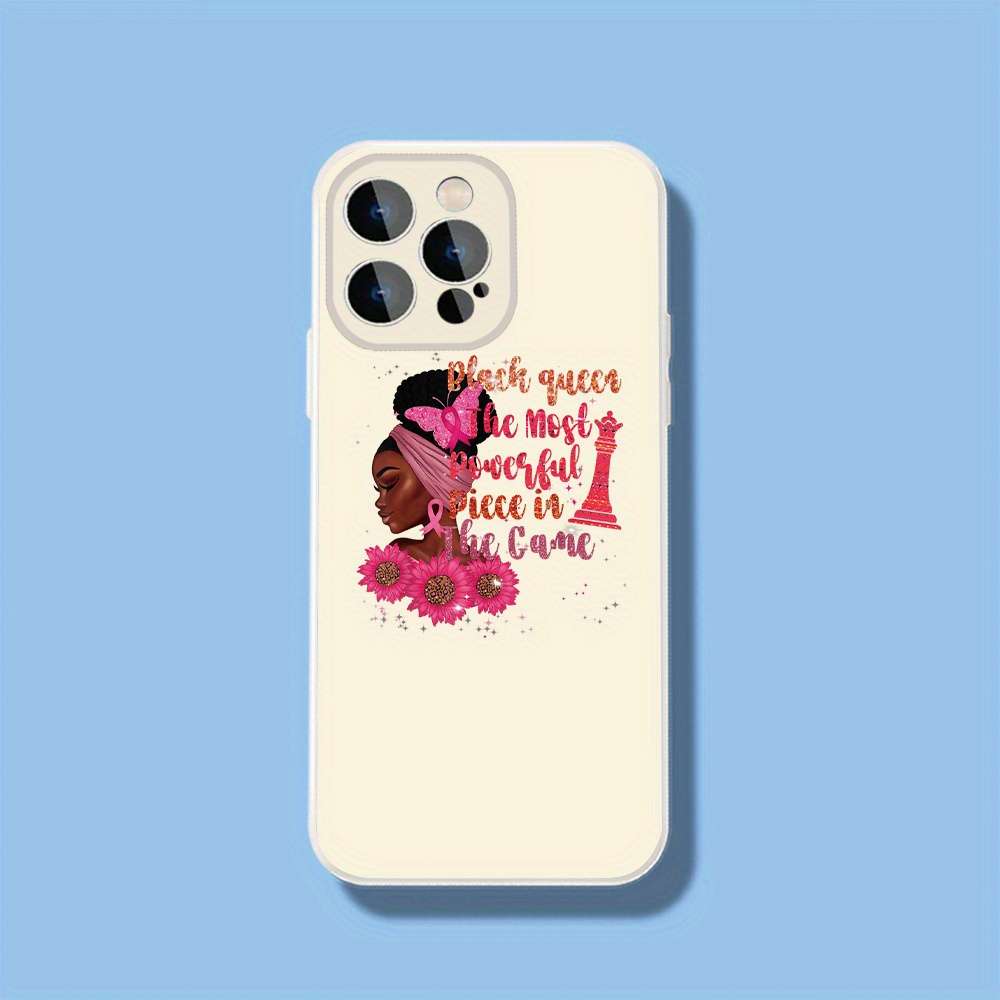 1Pc Black For iPhone 15 Plus Black Queen Phone Case