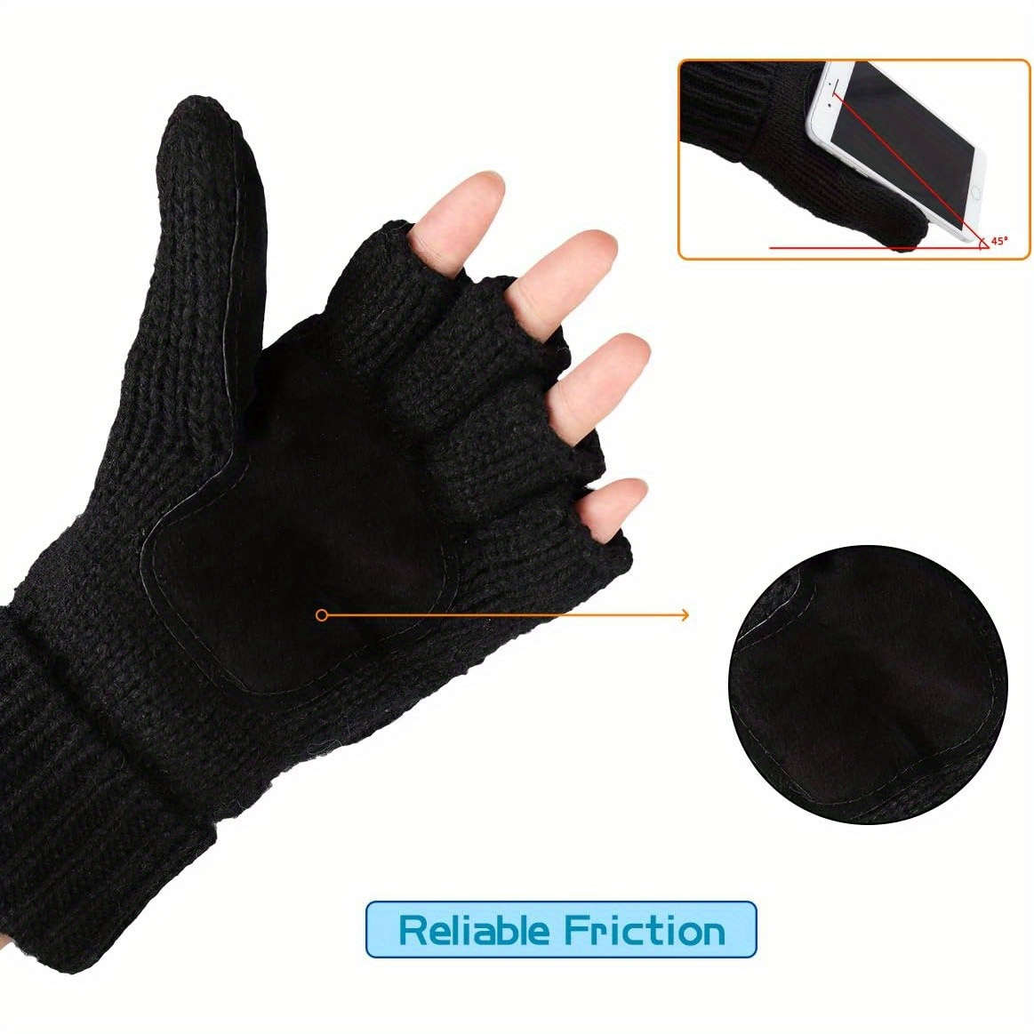 Gloves Color Black Quantity1 Pair