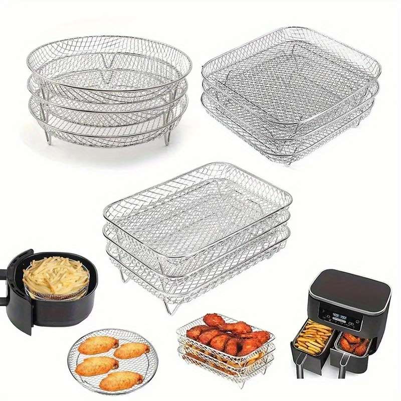 Grilling Net Items Rectangle 3Pcs