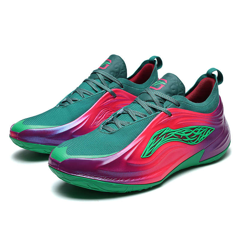 Sneakers Wine Red Green Size Uk 7