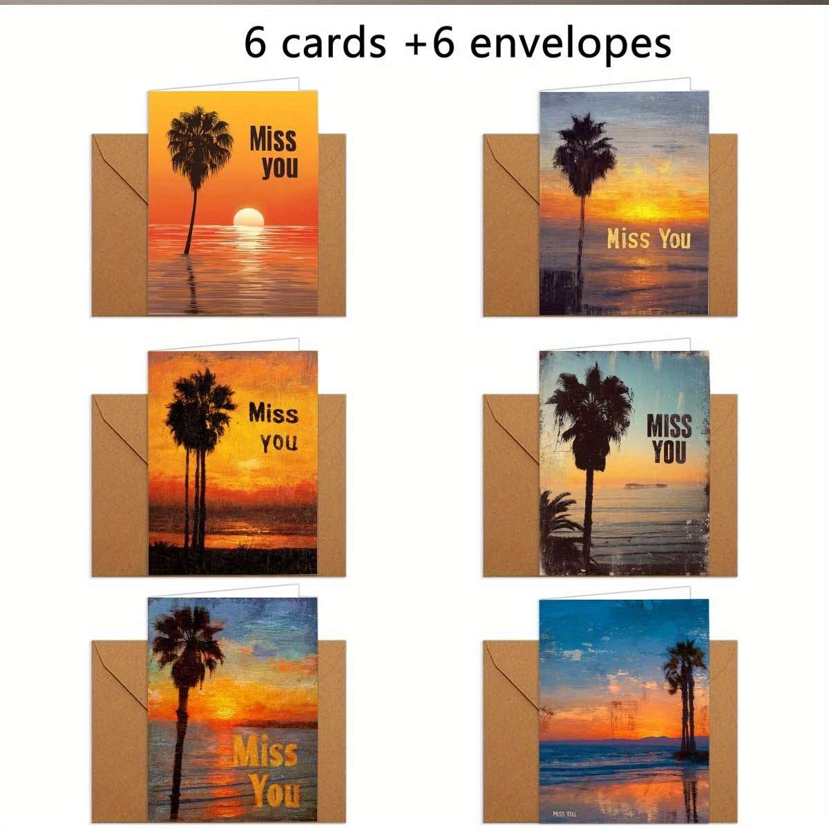 Greeting Cards Quantity 6Pcs