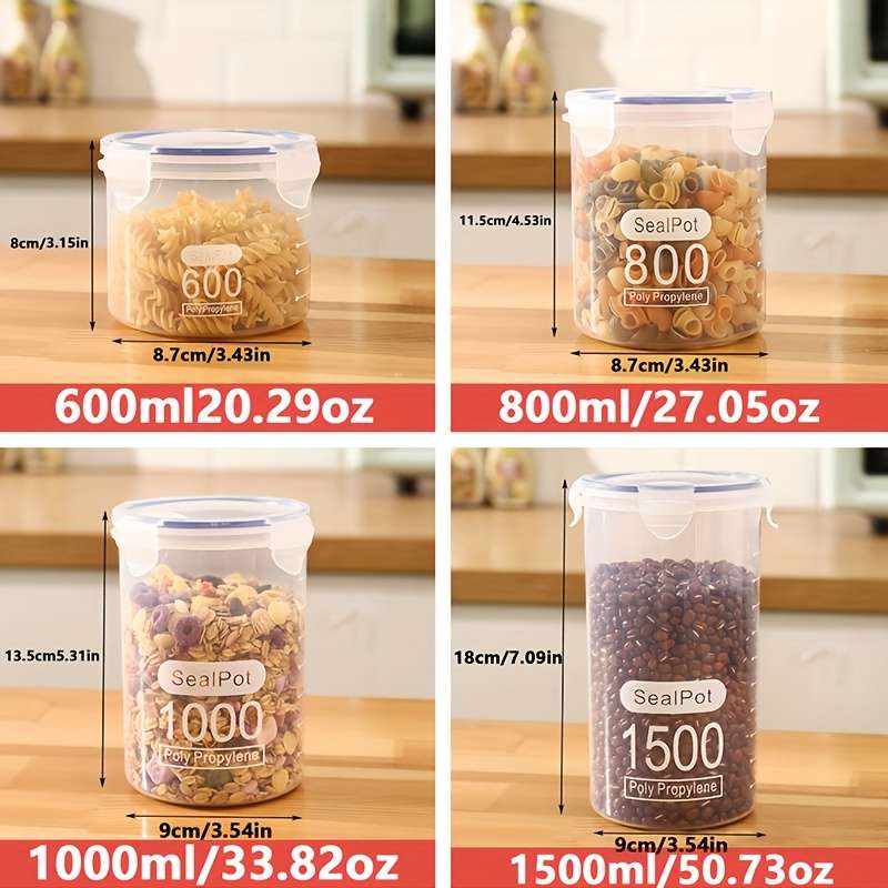 Sealed Jar Model Medium 800Ml Styletransparent And Visible