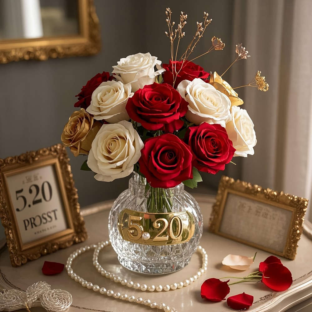 Simulated Flower Color 4 Red  4 Champagne  2 White