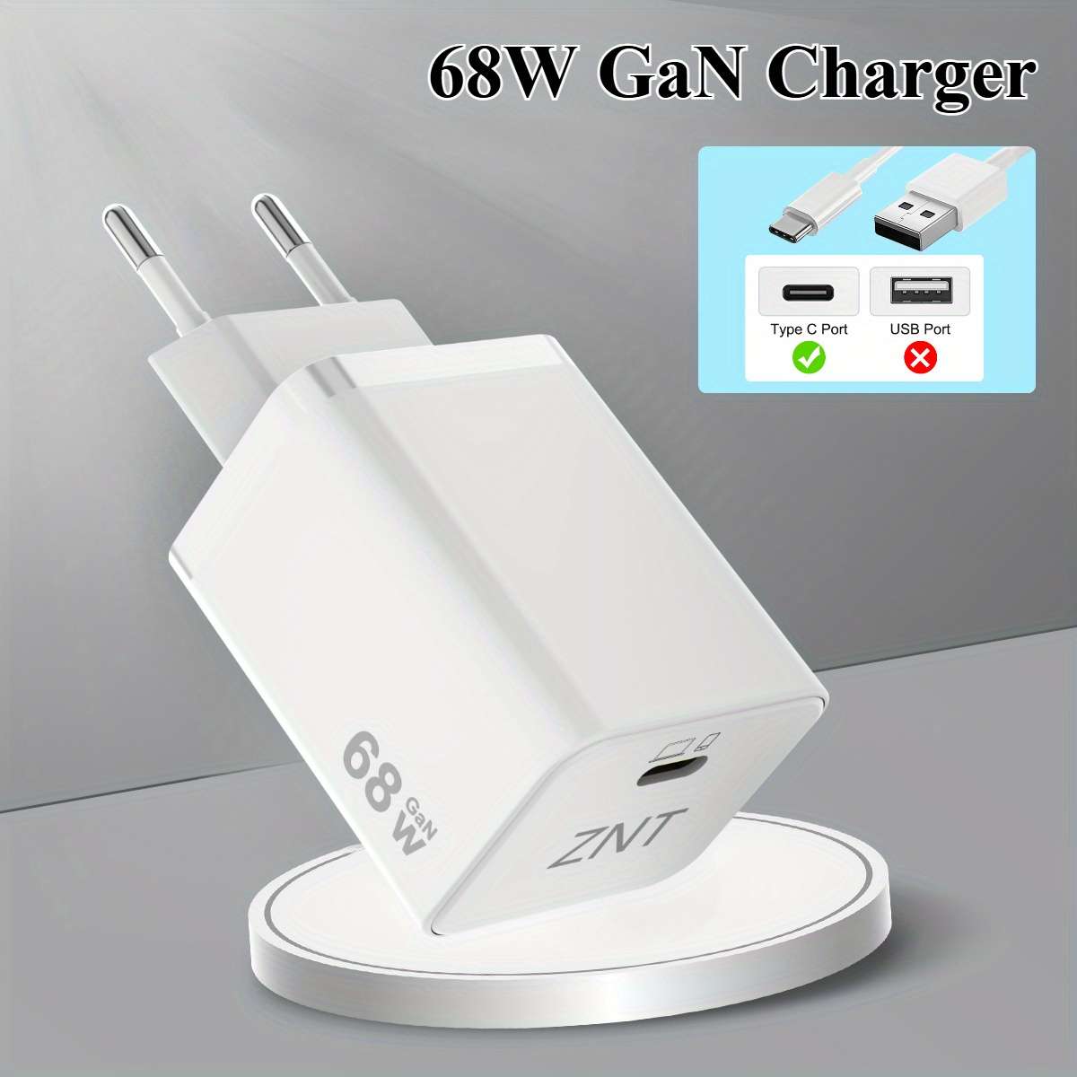 Charger Items 1 X 68W Charger White