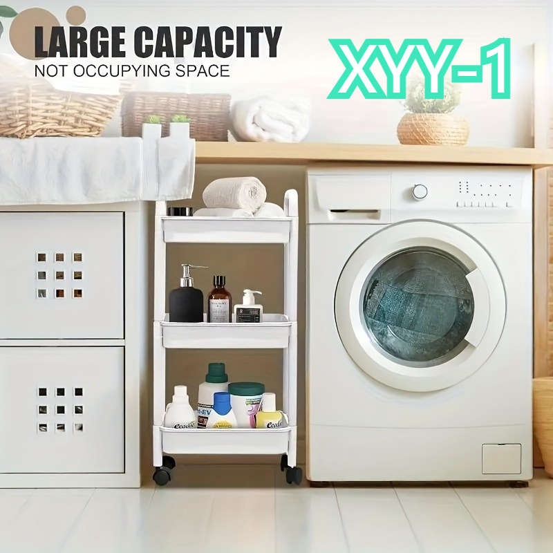 Bathroom Storage Rack Color Yjyblack Material3Layer Storage Box