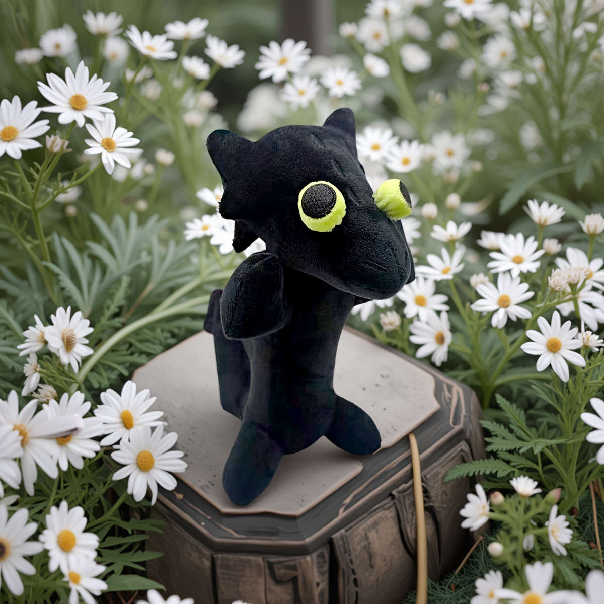 Plush Toyss Items Cute Little Black Dragon