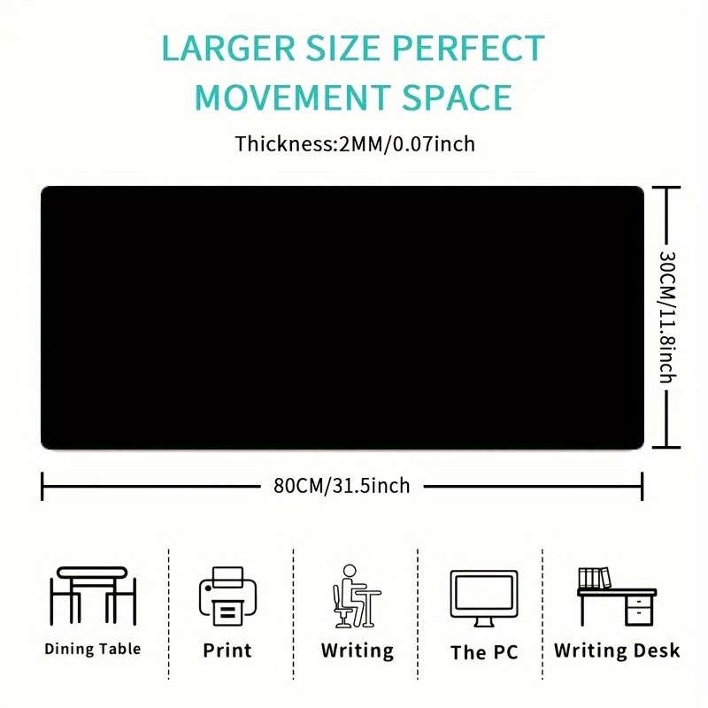 Mouse Pad Size 40Cm X 90Cm 15.7" X 35.4"