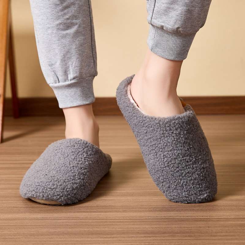 Cotton Slippers Color Grey Sizeuk 7.5