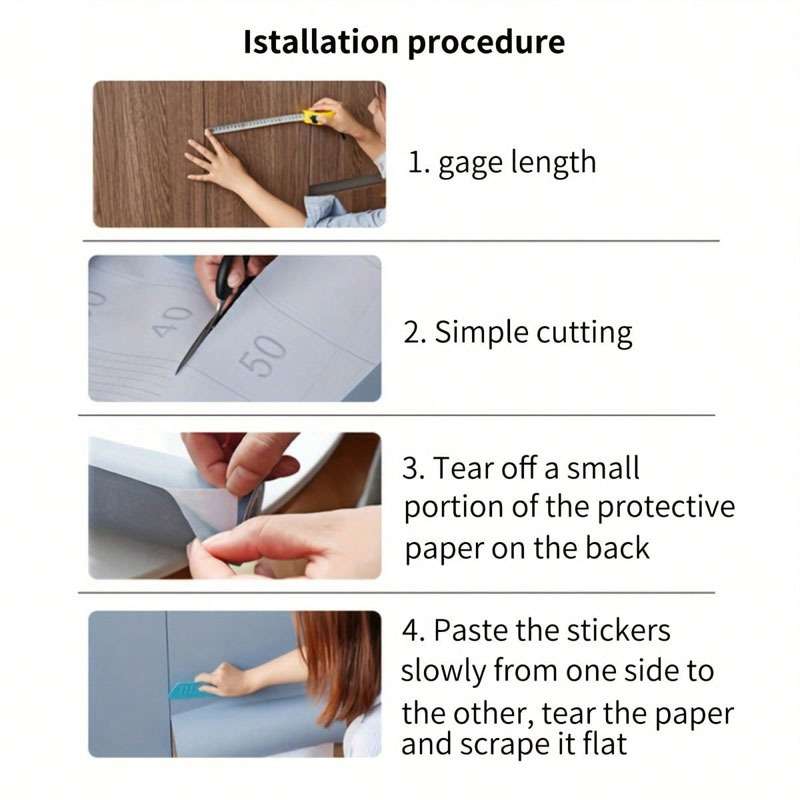 Self Adhesive Floor Stickers Maple Birch 40*500