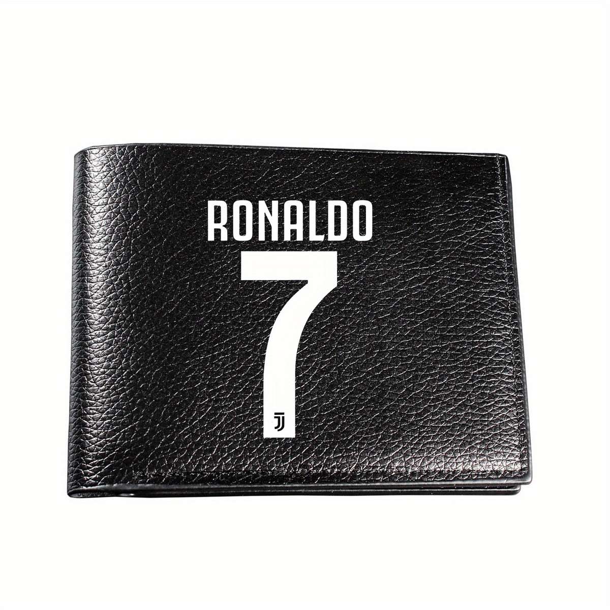 Cr7 Ronaldo Number 7 Men'S Faux Leather Wallet With Crocodile Texturemultifunctional Bif