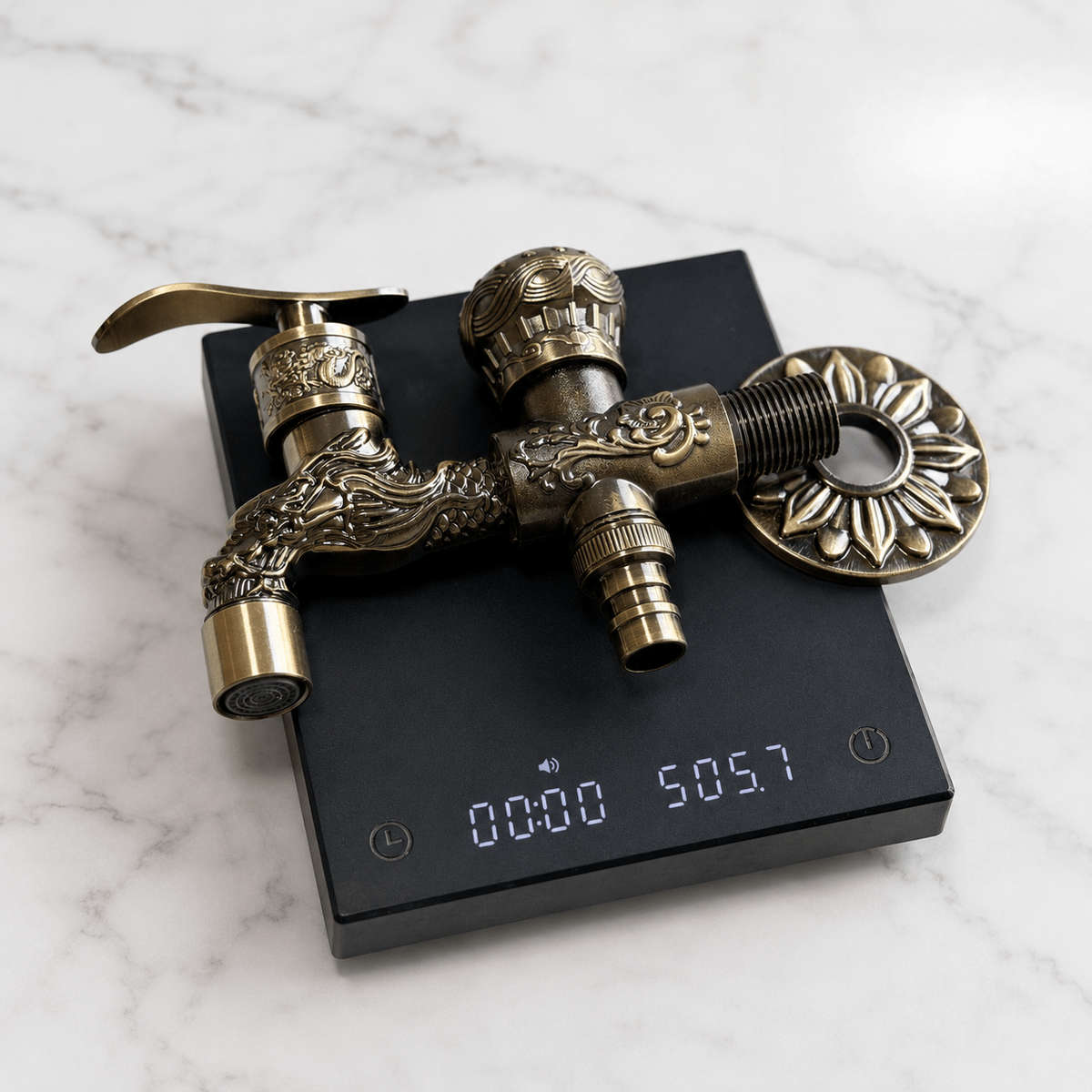 Faucet Dragon Embossed
