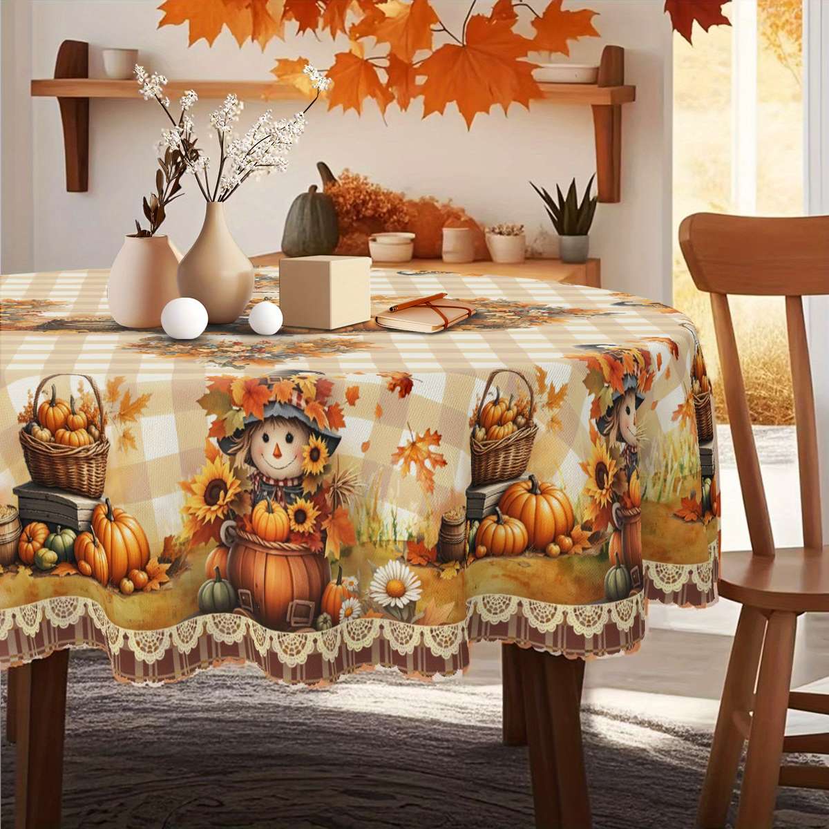 Halloween tablecloth decoration size Rectangle 152.4304.8cm