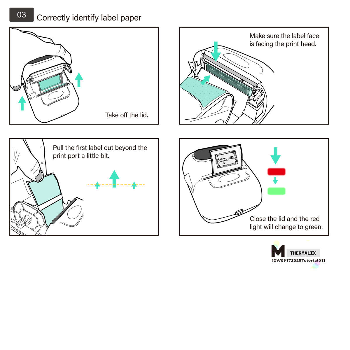 Printer Color White Size 1 Printer  1 Roll Of White Label Paper