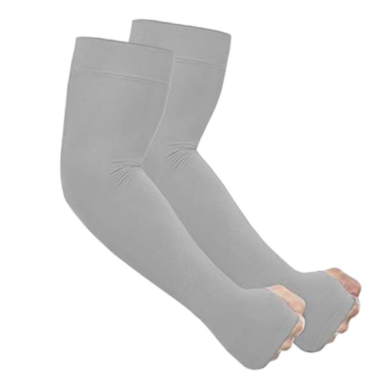Sunscreen Sleeves Color Light Grey