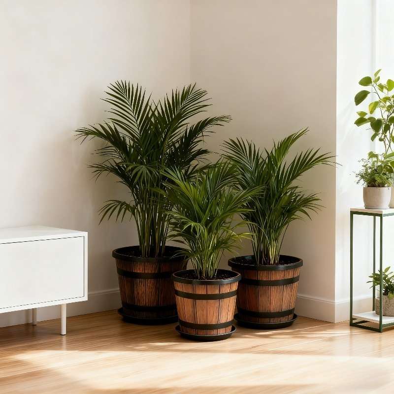 Flowerpot  3Pcssize Brown
