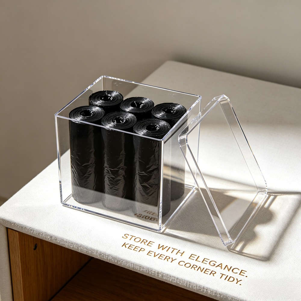 Trash Bag5 Rolls100 Pieces Black