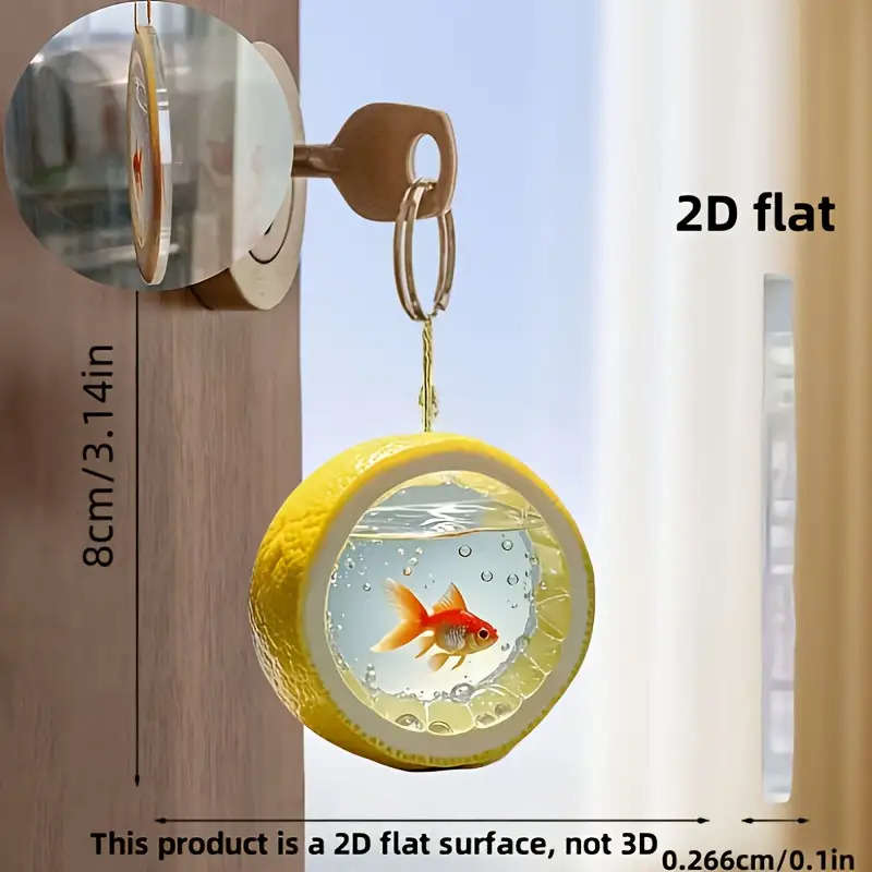 Car Interior Decoration Products Style 2D Acrylic Creative Pendant