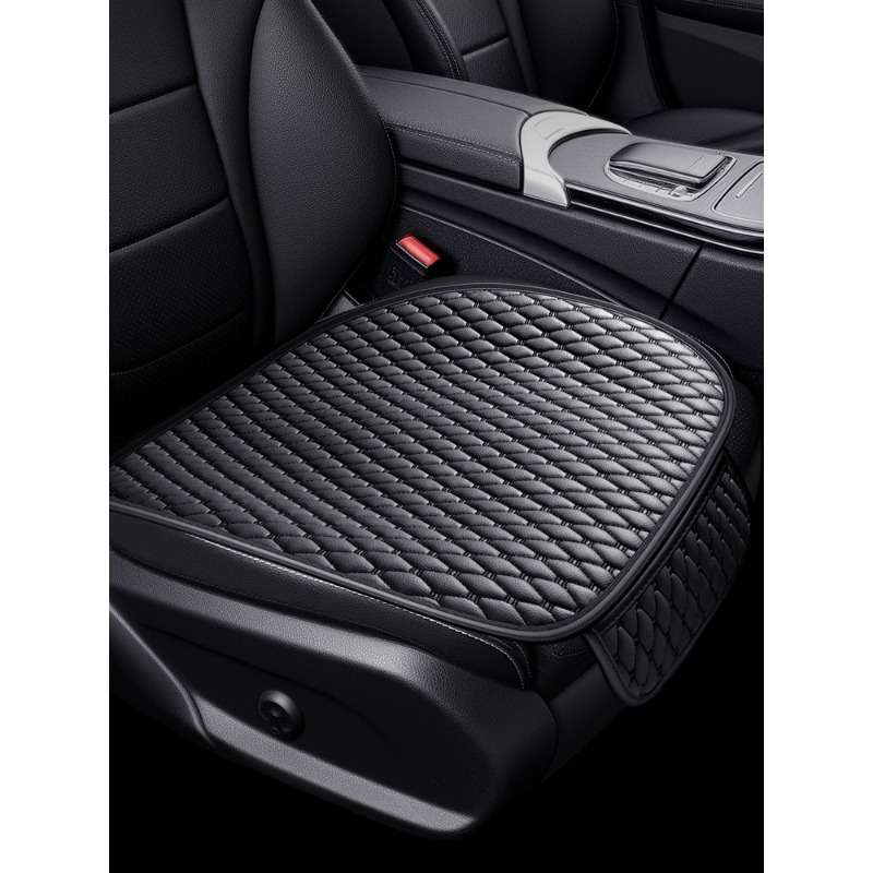 Car Seat Cushion 1 Piece Black And White