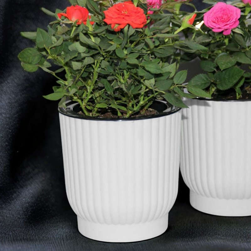 Flowerpotsize 100  Inner Diameter 7 5 Cm Color White