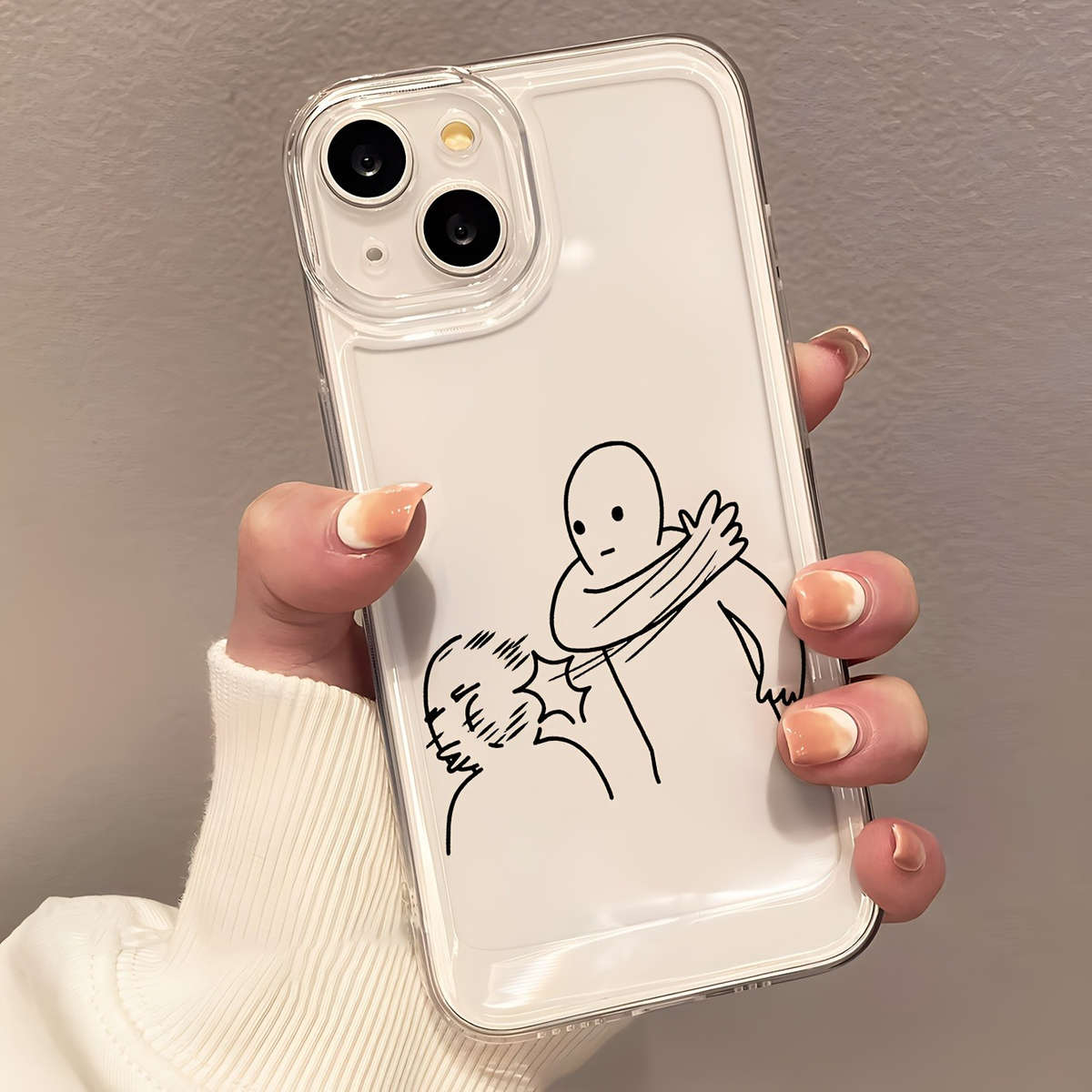 Transparent For iPhone Phone Case
