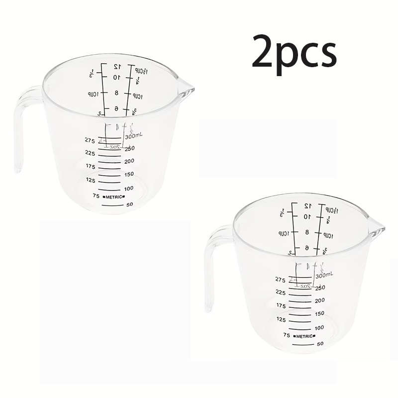 Measuring Cup Quantity 2 Pieces 300 Ml Each