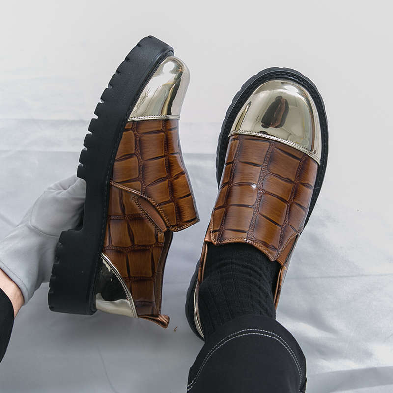 Mens Leather Shoes Color Black Sizeuk 8