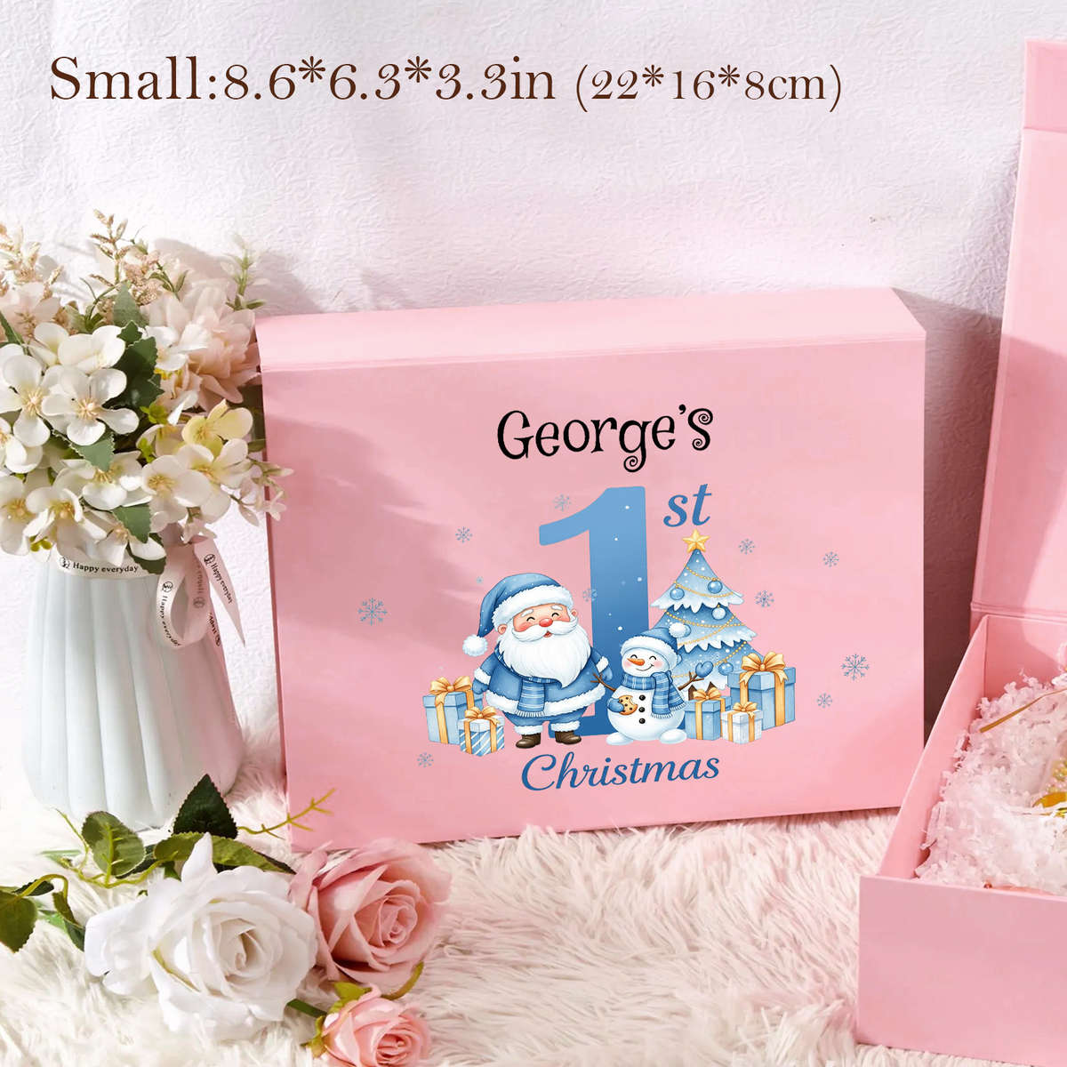 Christmas Gift Boxes Color White Gift Box Size Small