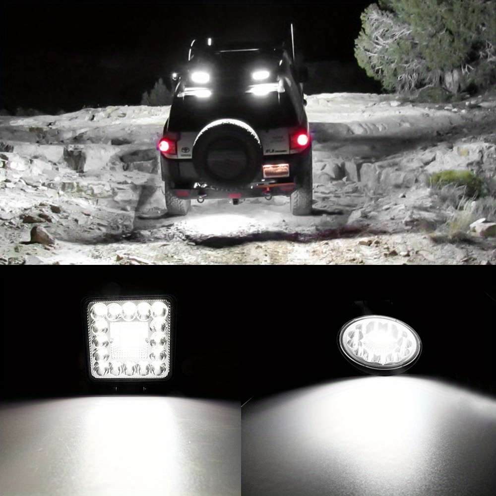 Car Lights Items 2Pcs Round Light