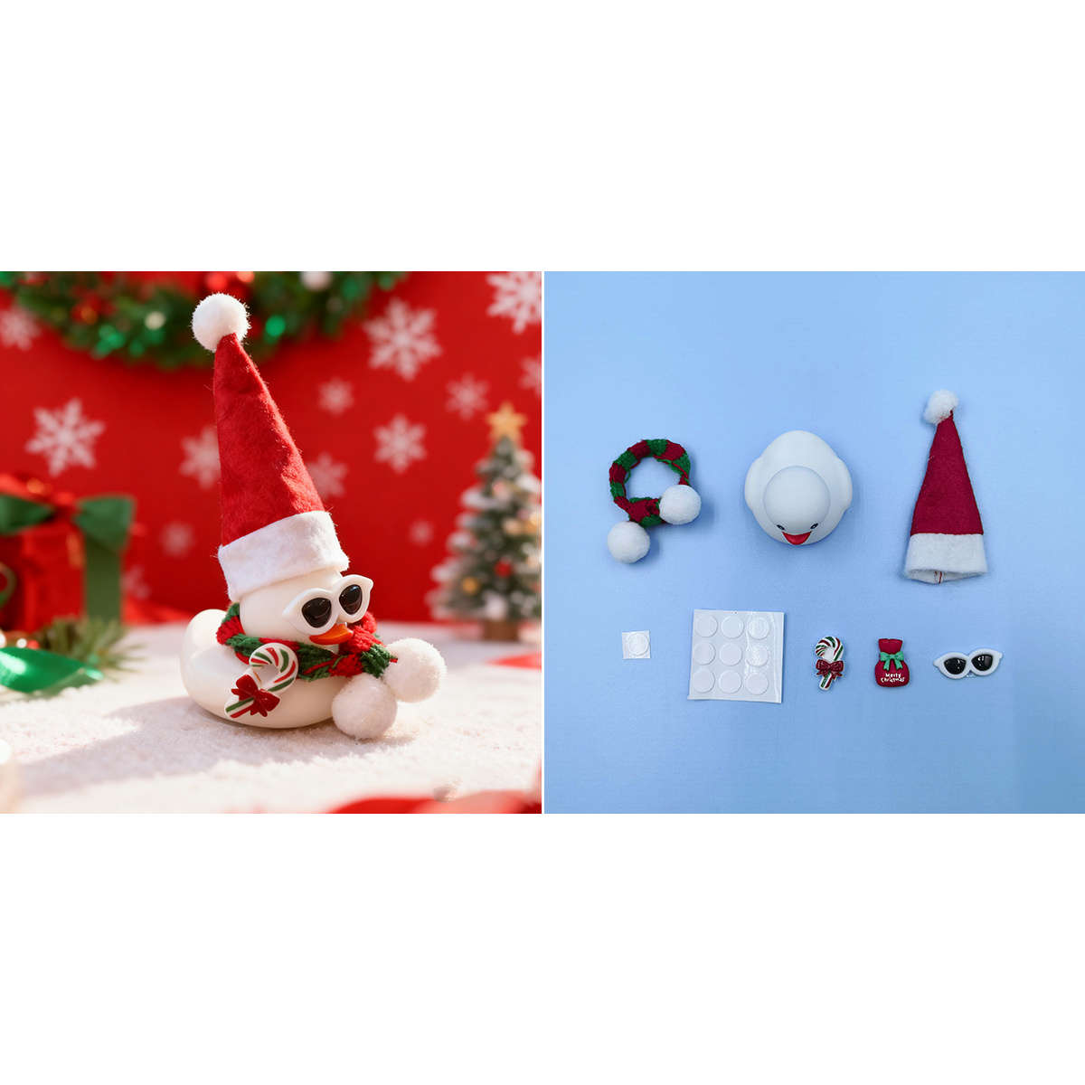 Car Interior Decor Model Cute Christmas Duck