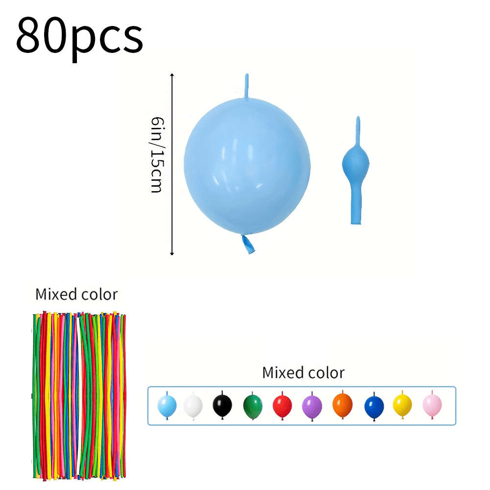 Balloon Quantity 80Pcs