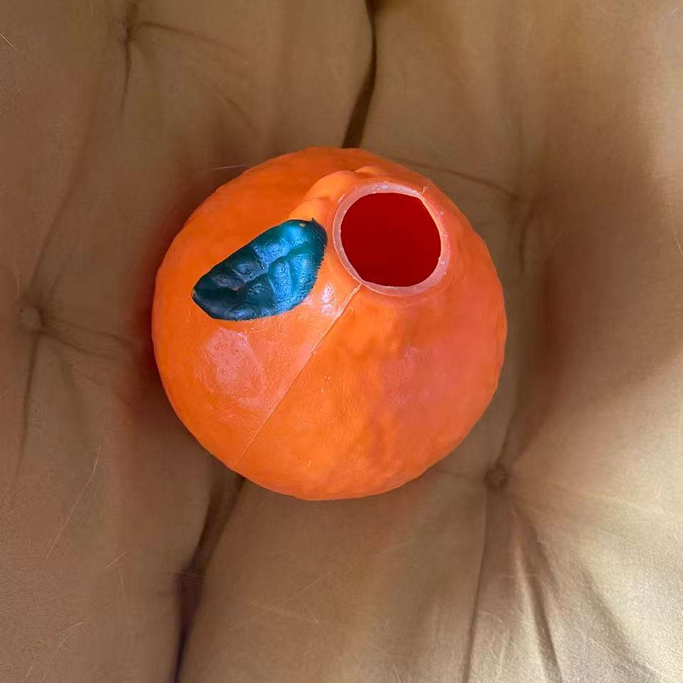 Flowerpot Color 1 Orange Vase