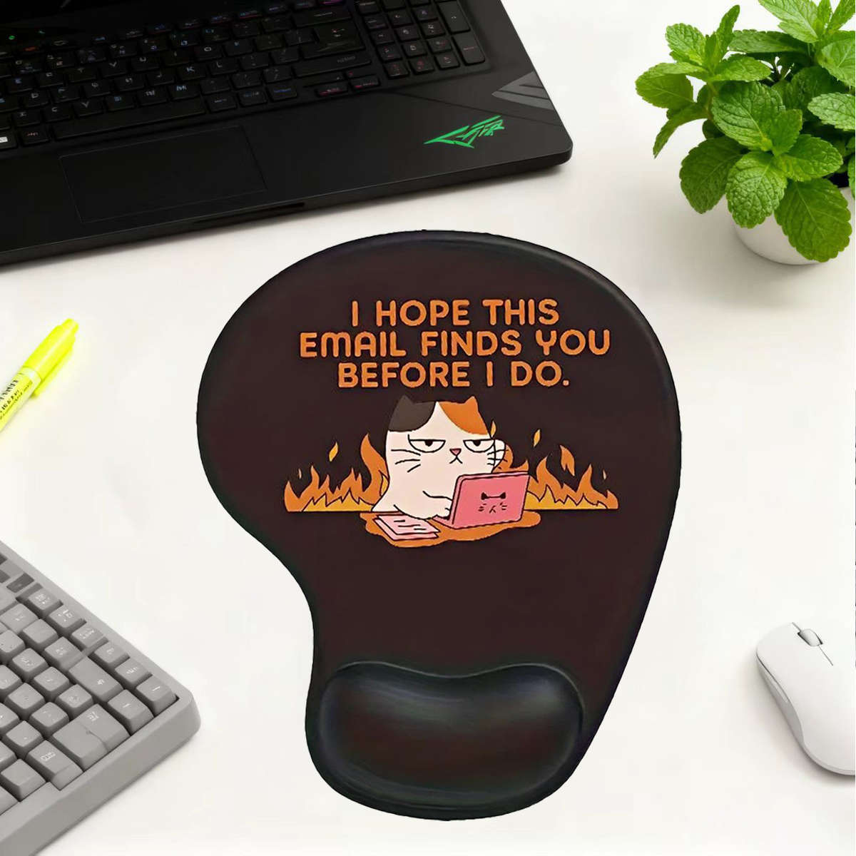 Premium WearResistant Funny Theme Ergonomic Wrist Support For Graphic Designers
