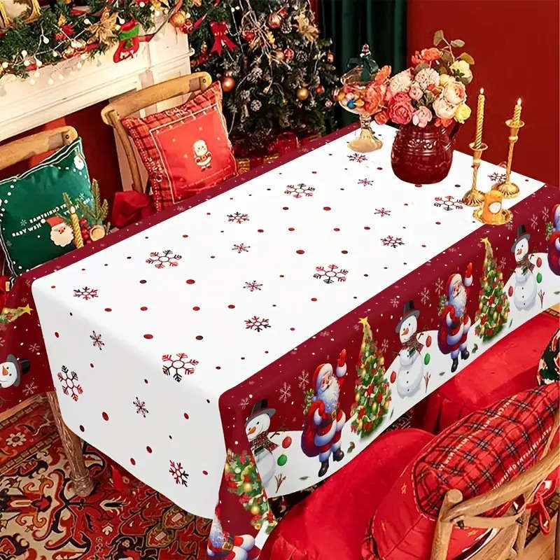 Christmas Tablecloth Color Mixed Color Quantity 2Pcs