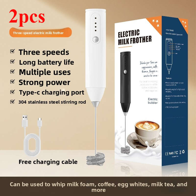 Egg Beater Color White*2 Storage 2Pcs