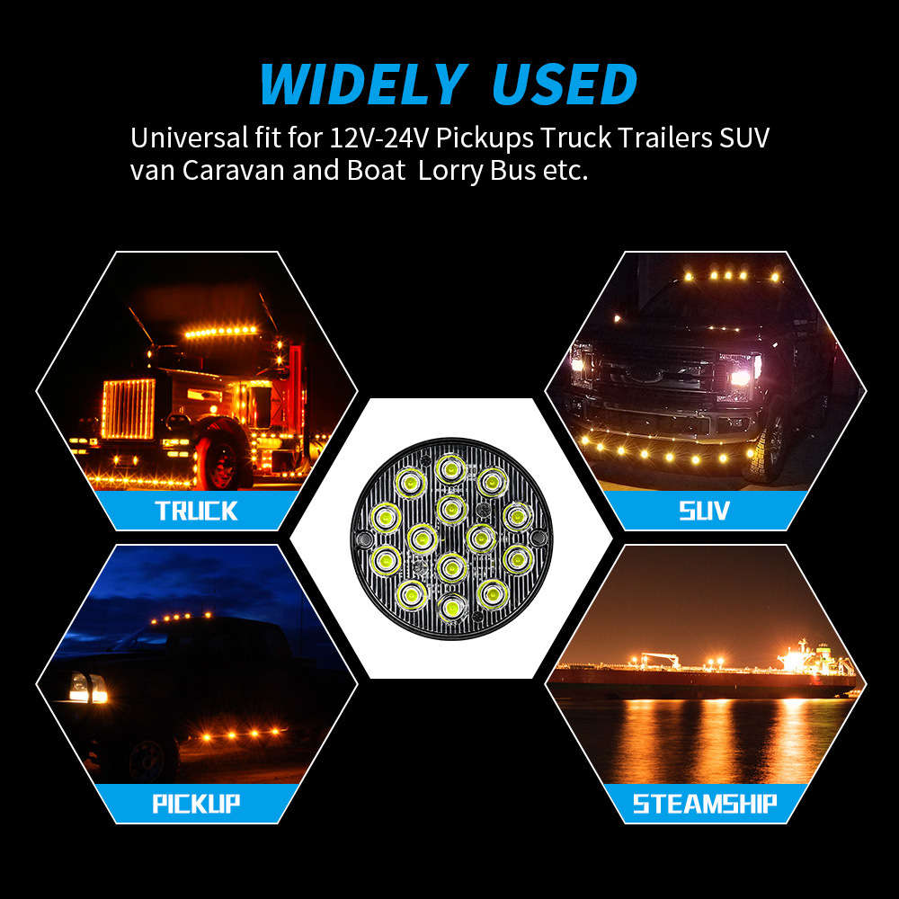 Car Lights Color 2Pcs Red