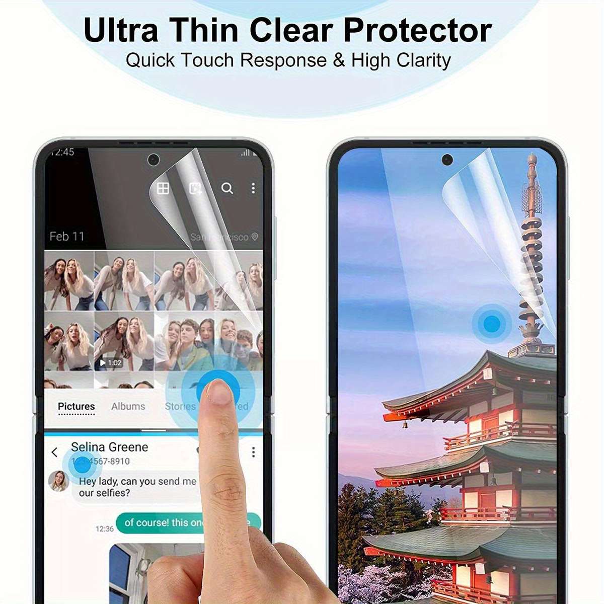 Screen Protector Compatible Model Samsung Galaxy Z Flip 5