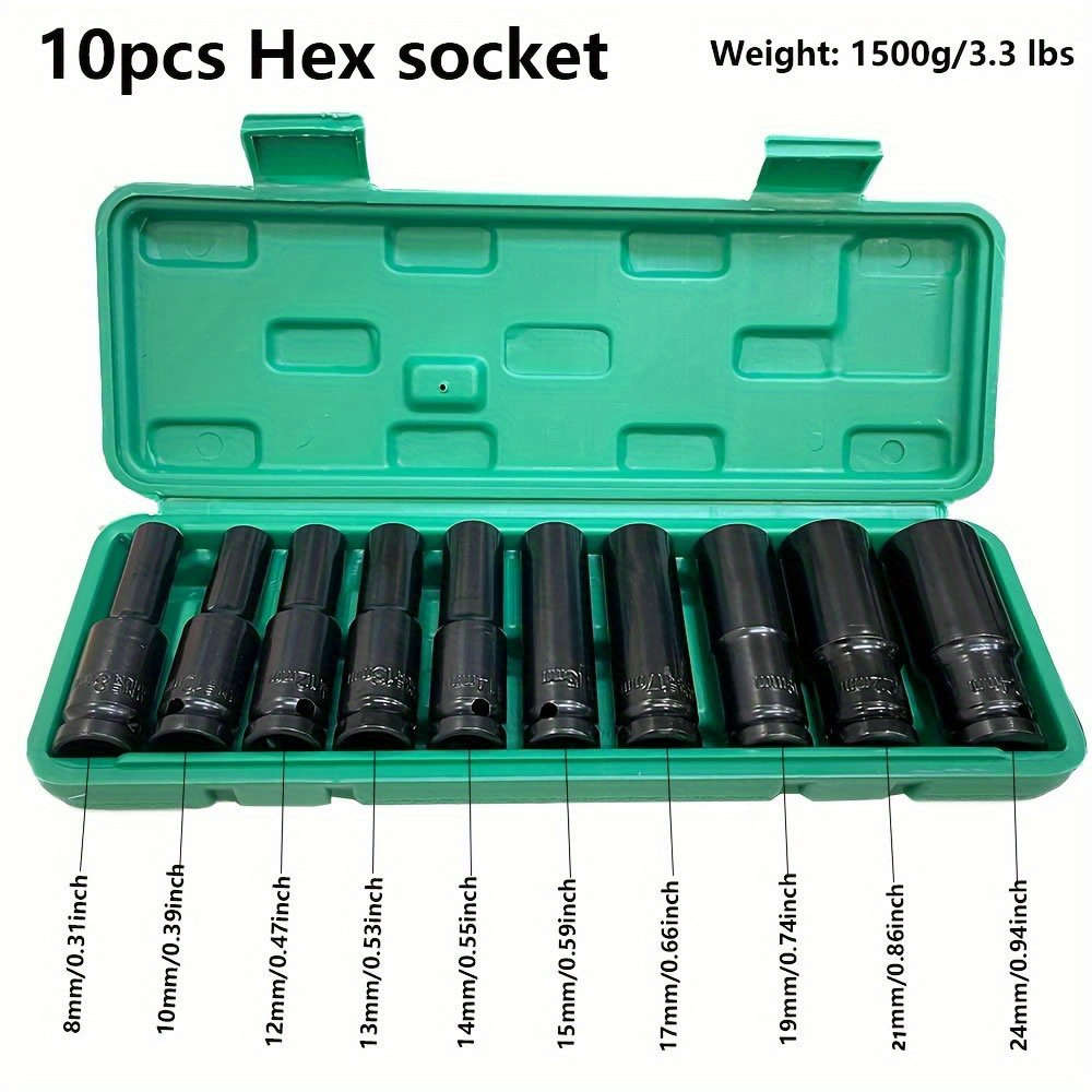 Repair Tools Color 10Pcs Green Box 824Mm Metric