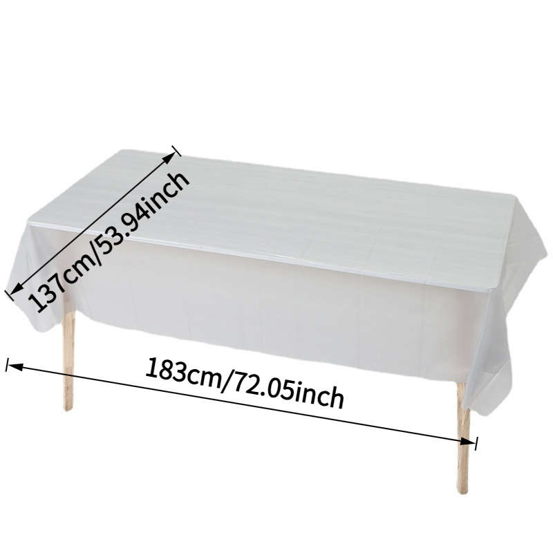 Christmas Tablecloth Color White Quantity 5Pcs