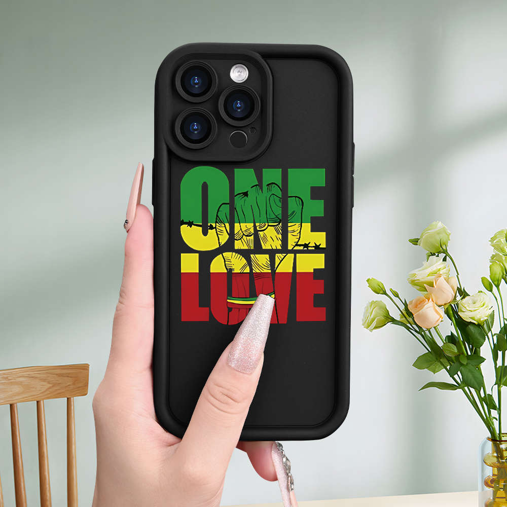 1Pc Black For iPhone 13 Mini Creative And Trendy Phone Case