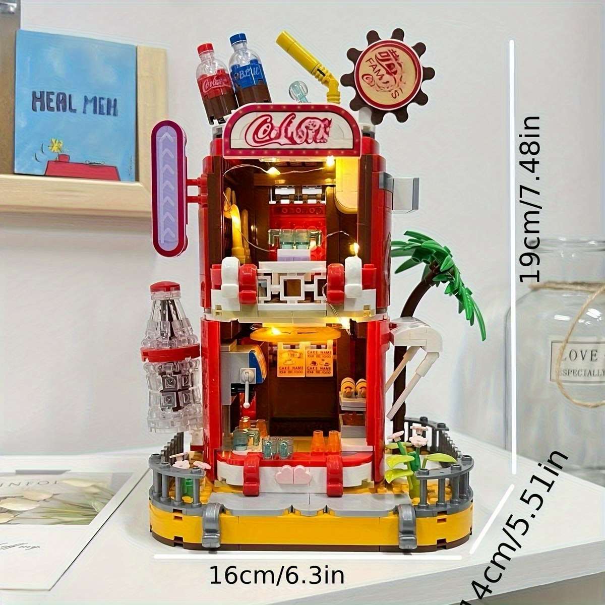 3D Building Model Puzzle Set Color Gola House