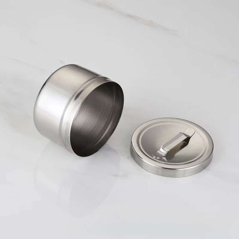 Antibacterial Box Stainless Steel Can 1Pc