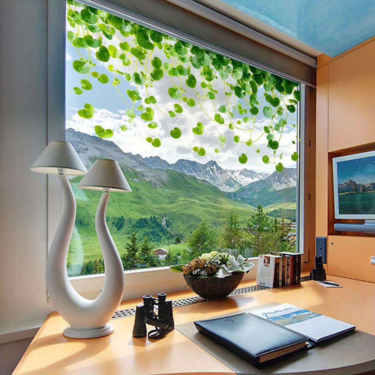 Window Stickers Style Small Herb Stickers