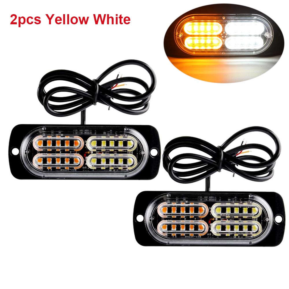 Car Lights Color 2Pcs Yellow