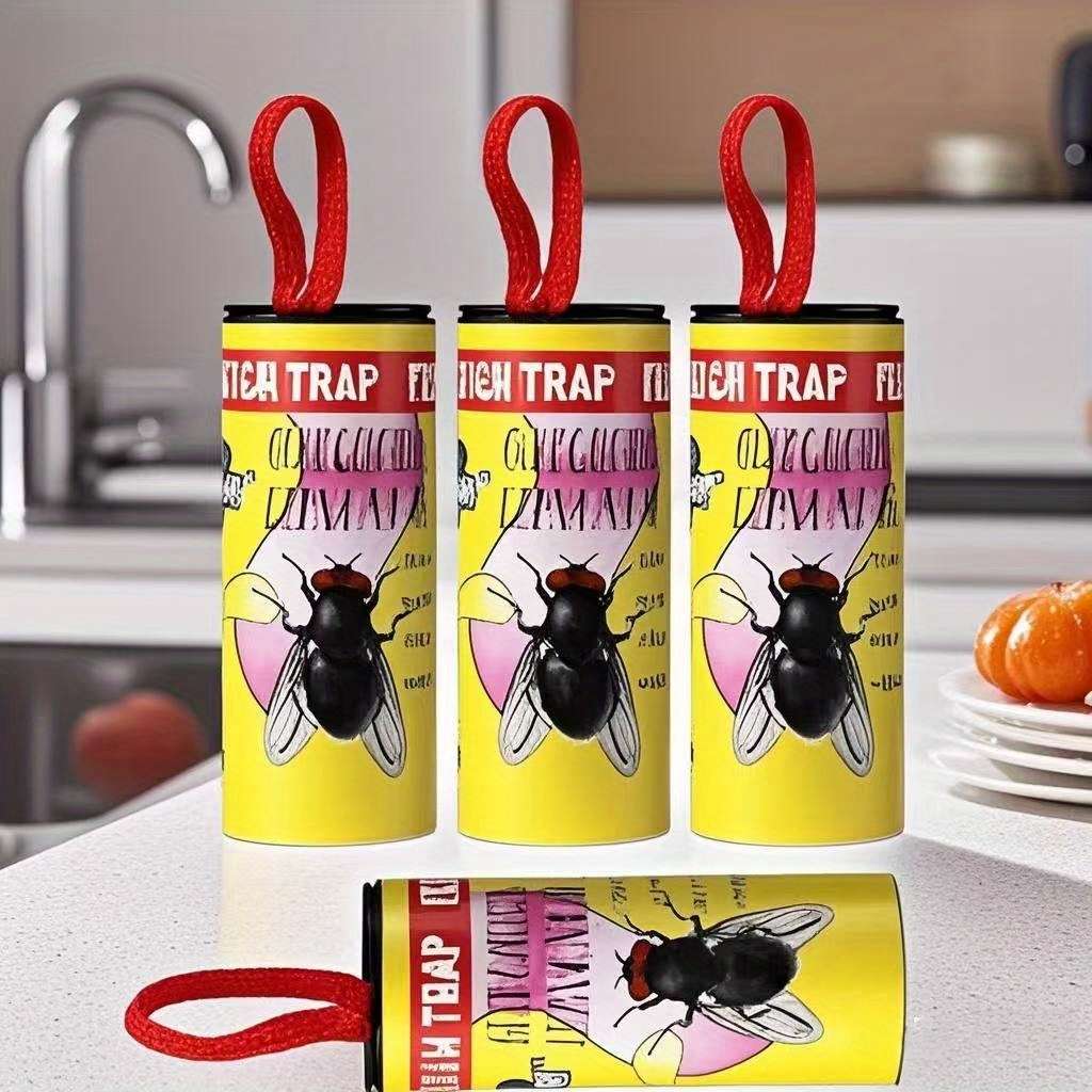 Fruit Fly Traps Color Fly Tape Quantity No. 3 8 Pack