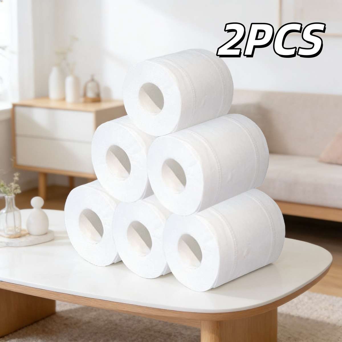 Toilet Paper Quantity 3Pcs