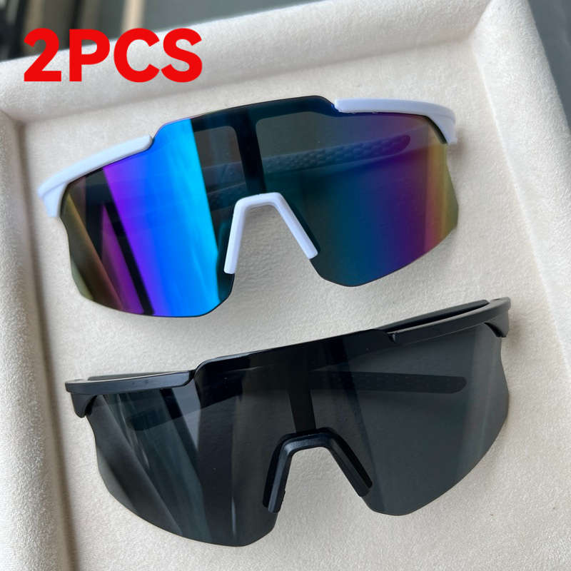 Cycling Glasses Color White Frame Green Mercury  Black Gray