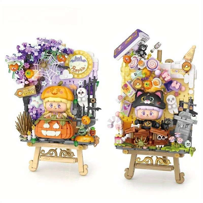 3D Building Model Puzzle Set