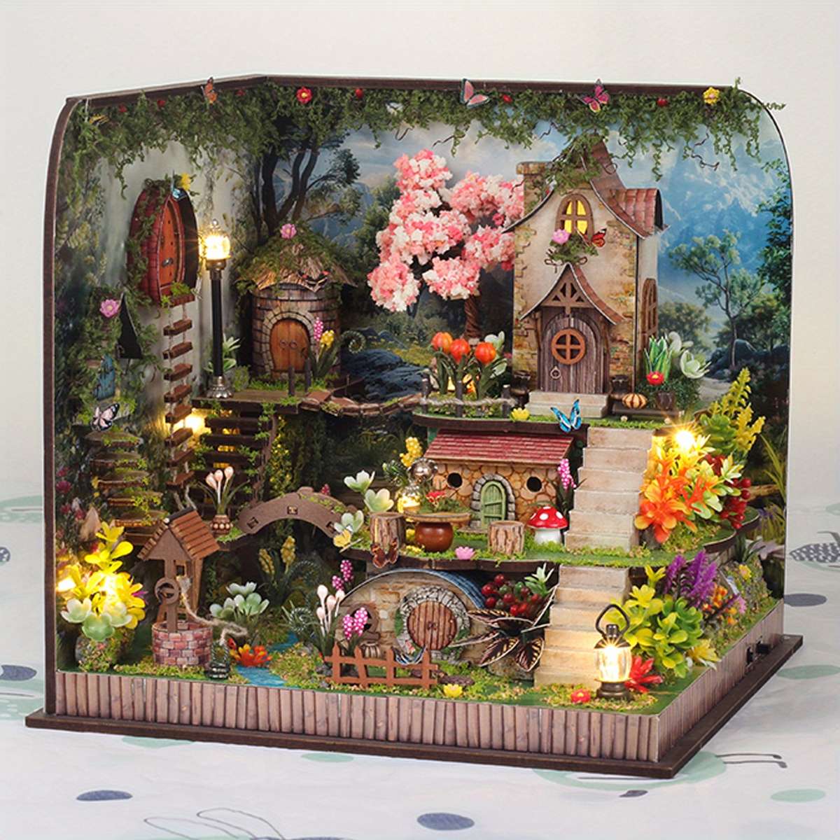 3D Model Desktop Ornaments Style Forest Secret Realm