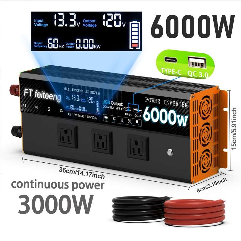 Inverter Model 12V110V 2000W